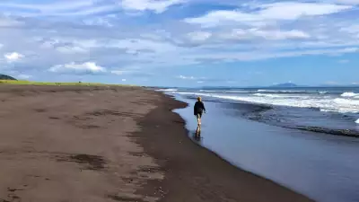 Халактырский пляж: встреча рассвета на Тихом океане